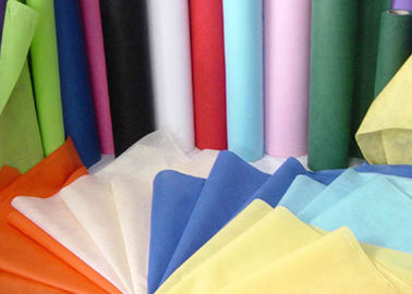 Jarum Punched Geotextile / Non Woven Geotextile Fabric dalam warna Biru, Pink, Kuning